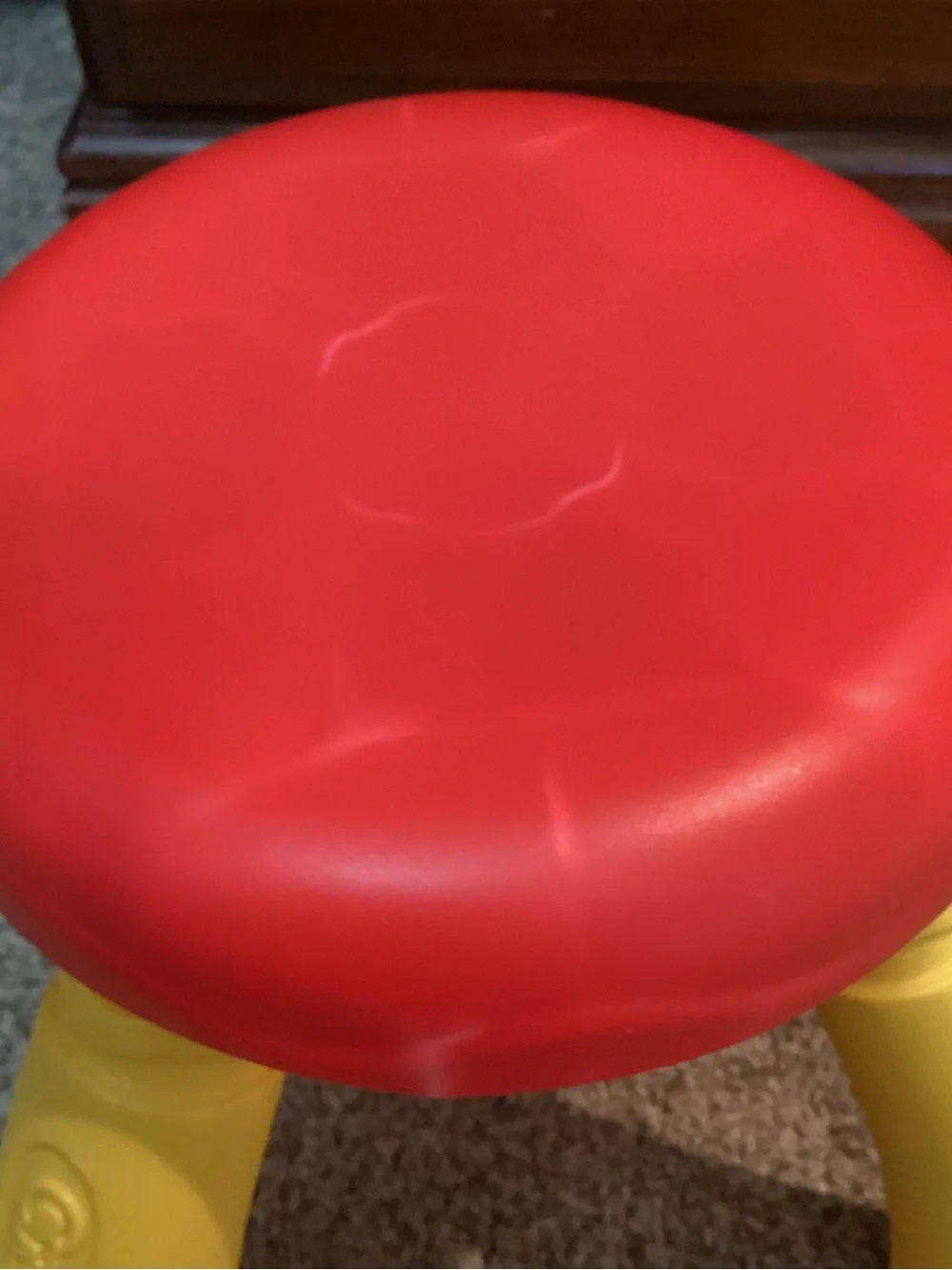Crayola Crayons Play N Fold Art Studio Replacement Stool Red and Yellow